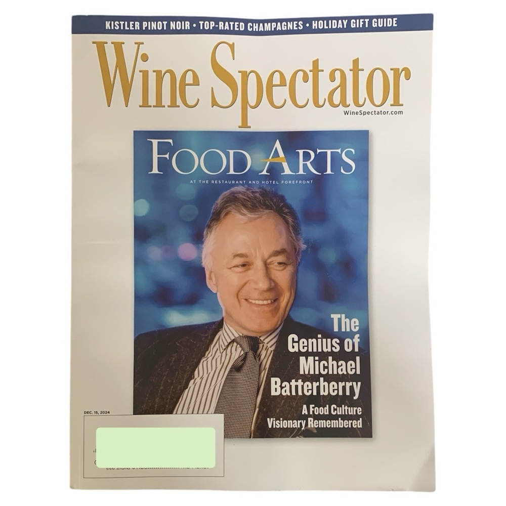 Wine Spectator Magazine December 15 2024 The Genius Of Michael Batterberry